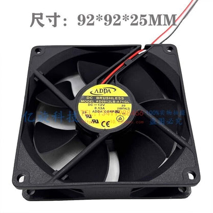 New ADDA AD0912LB-A71GL 12V 0.13A 9CM 2-Wire Silent Cooling Fan - ADDA