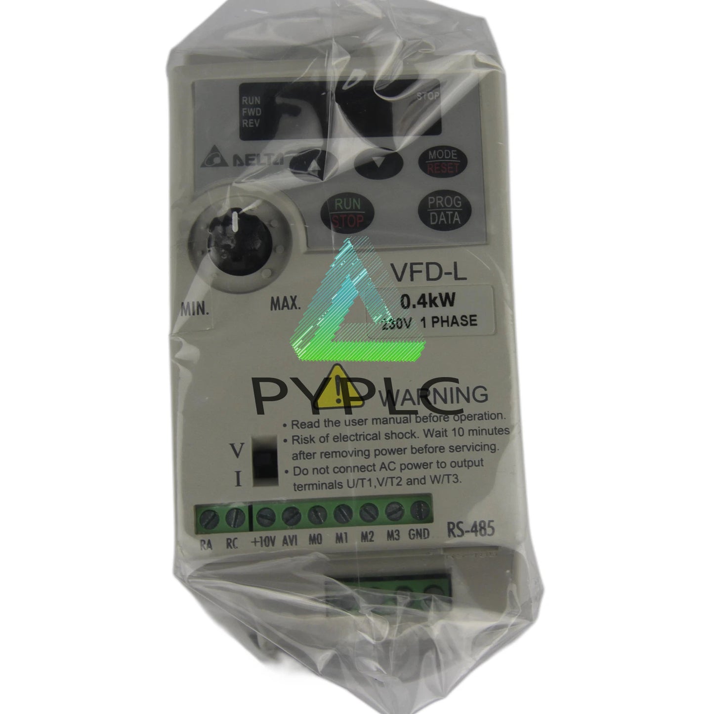 VFD004L21A 0.4KW 220V Frequency Converters for Delta