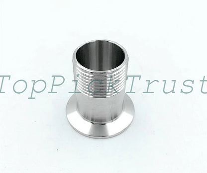Steel Sanitary Male Threaded Ferrule Pipe Fitting Tri Clamp Adapter 304Stainless