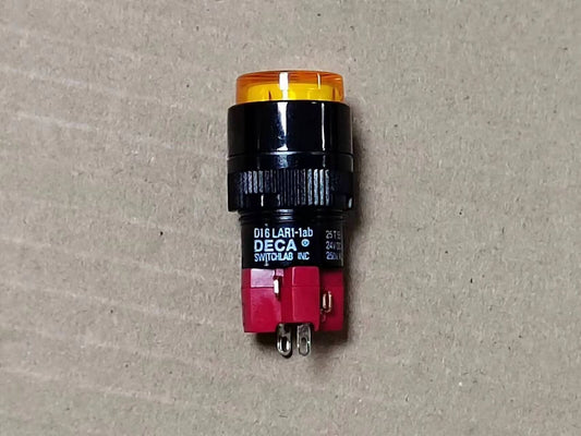 new 1pc DECA Pushbutton Switch D16LAR1-1ab SPST Alternate Bulb - DECA