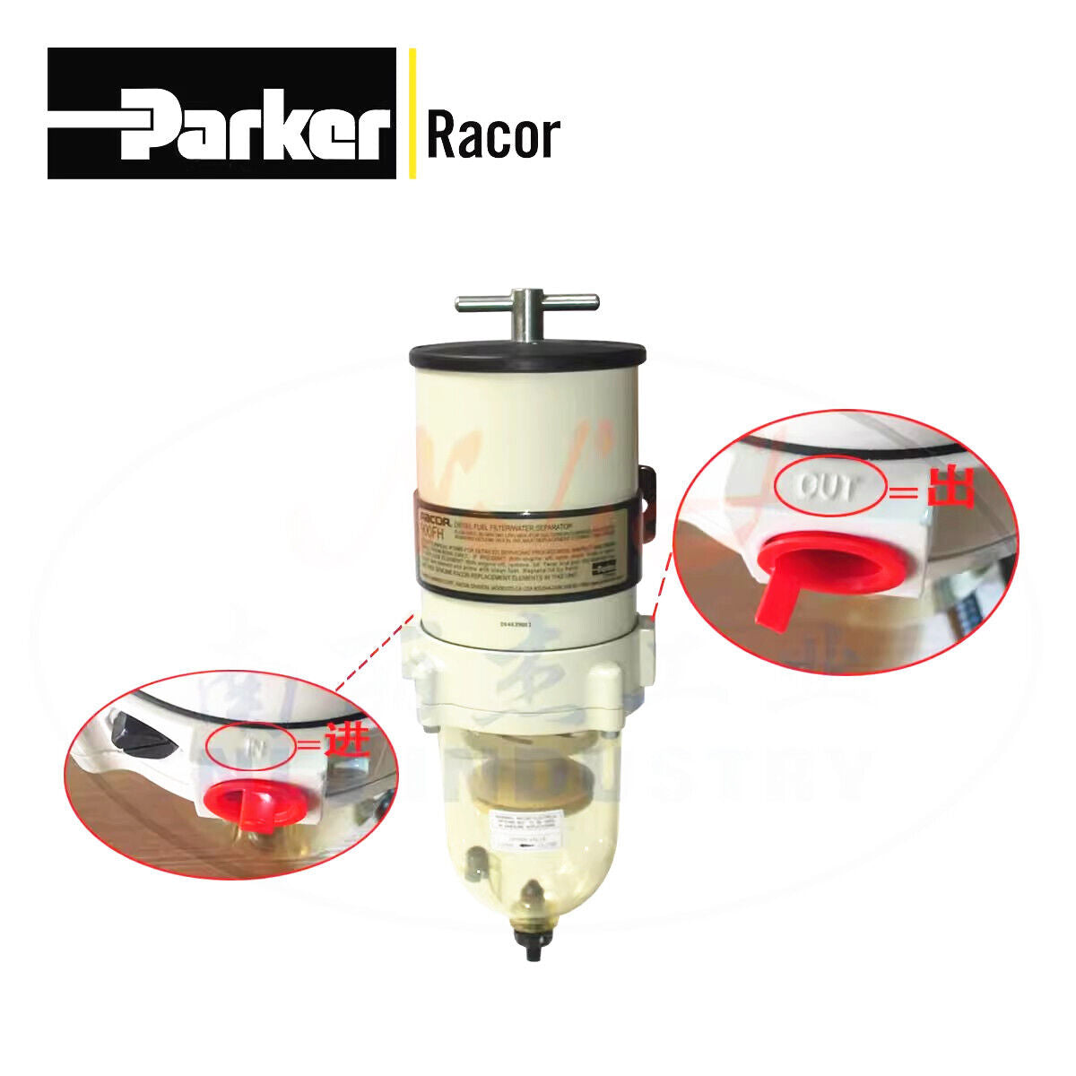 new 1pcs Parker Racor 900FH30 Fuel Filter/Water Separator Filter