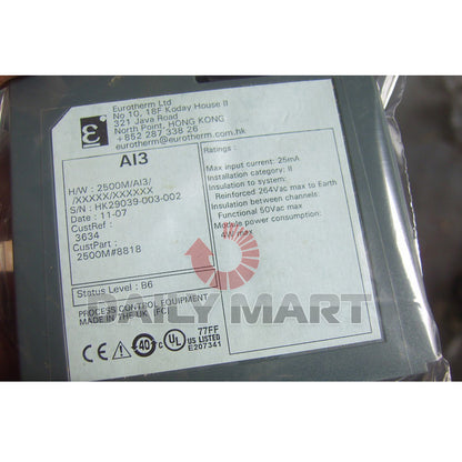 new EUROTHERM 2500M/AI3 AI3-UMIV ANALOG INPUT PLC MODULE