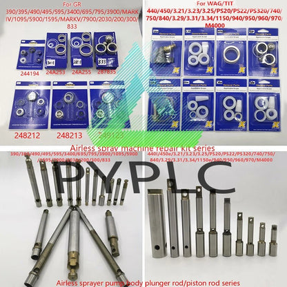 Airless Sprayer PUMP Repair Kit 0418C for Wagner 119 Project Pro