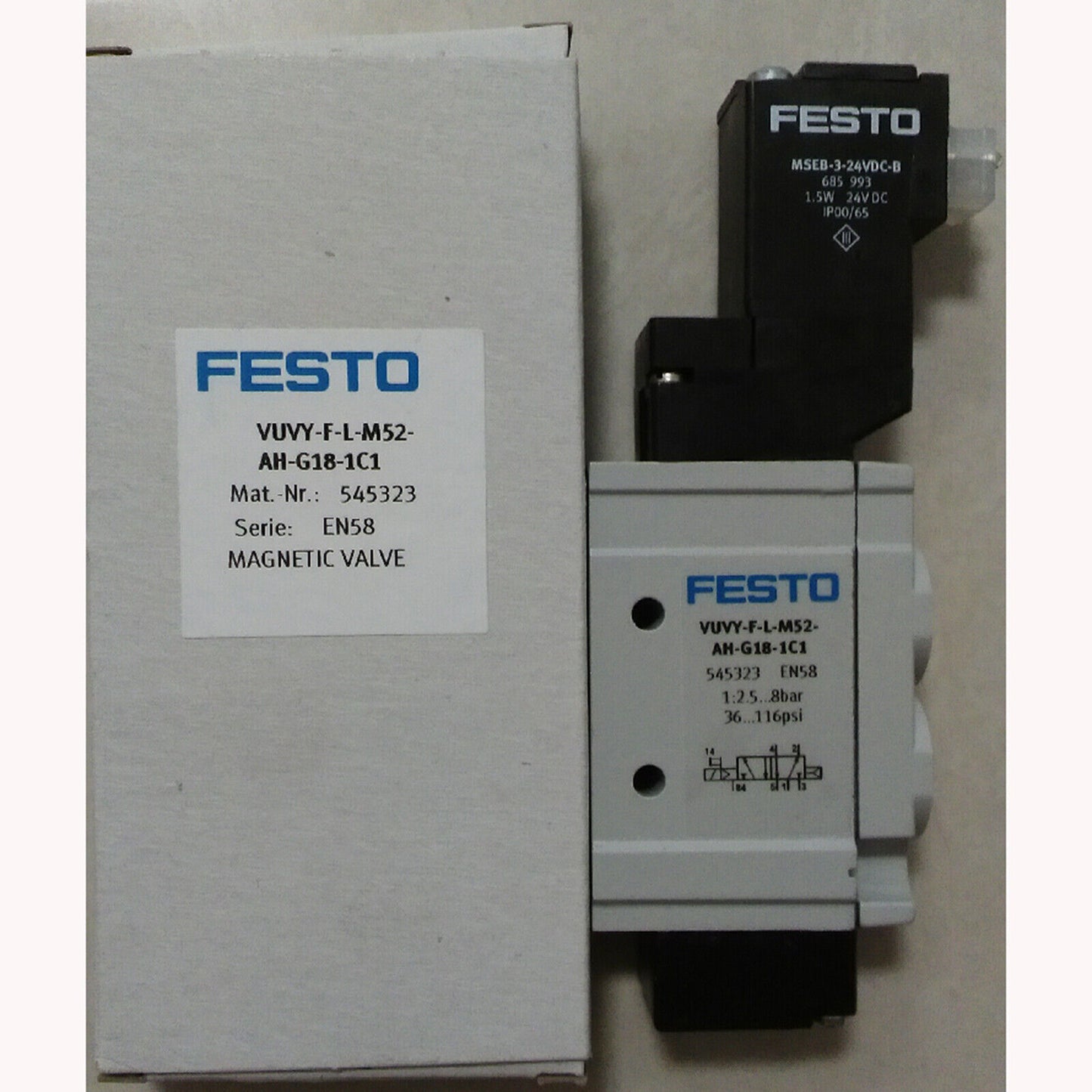 FESTO VUVY-F-L-M52-AH-G18-1C1 - FESTO