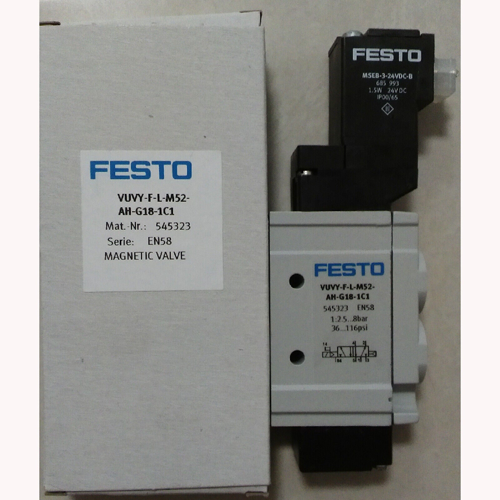 FESTO VUVY-F-L-M52-AH-G18-1C1 - FESTO