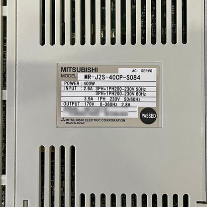 Mitsubishi MR-J2S-40CP-S084 AC Servo Amplifier - MITSUBISHI