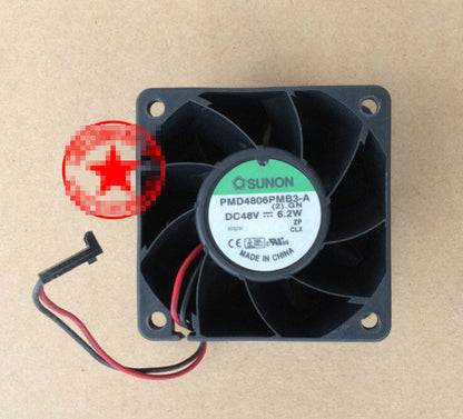 1pcs SUNON PMD4806PMB3-A 6038 48V 6.2W 2-wire cooling fan