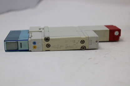 used SMC SY52-5U1 Solenoid W/SY50M-60-1A Spacer - SMC