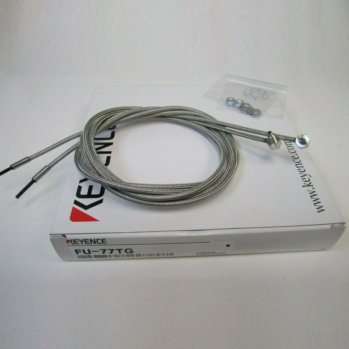 KEYENCE FU-77TG TRANSMISSIVE FIBER OPTIC SENSOR SWITCH UNIT PLC NEW - KEYENCE