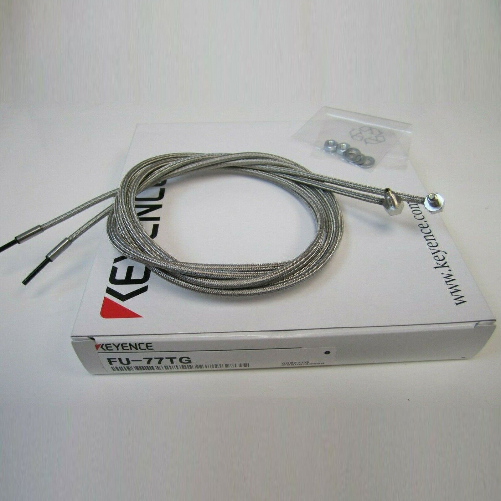 KEYENCE FU-77TG TRANSMISSIVE FIBER OPTIC SENSOR SWITCH UNIT PLC NEW - KEYENCE