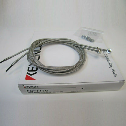 KEYENCE FU-77TG TRANSMISSIVE FIBER OPTIC SENSOR SWITCH UNIT PLC NEW - KEYENCE