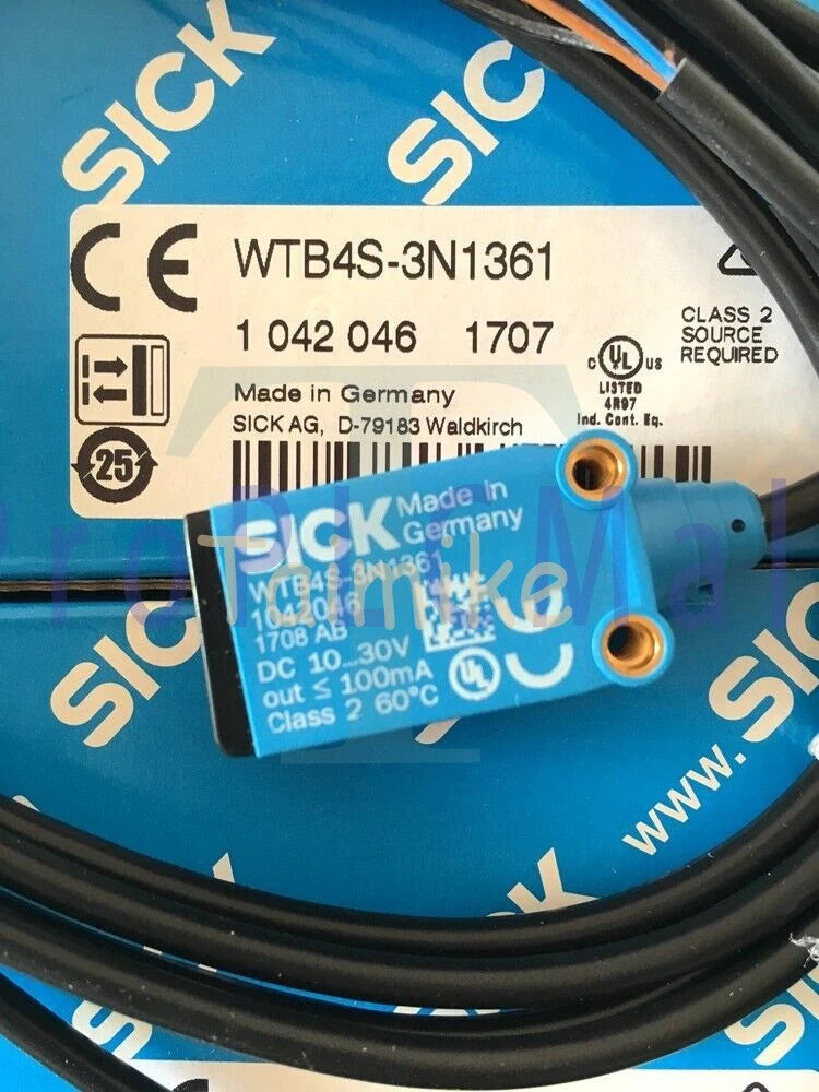 SICK WTB4S-3N1361 Miniature Photoelectric Sensors,NPN, 1PCS