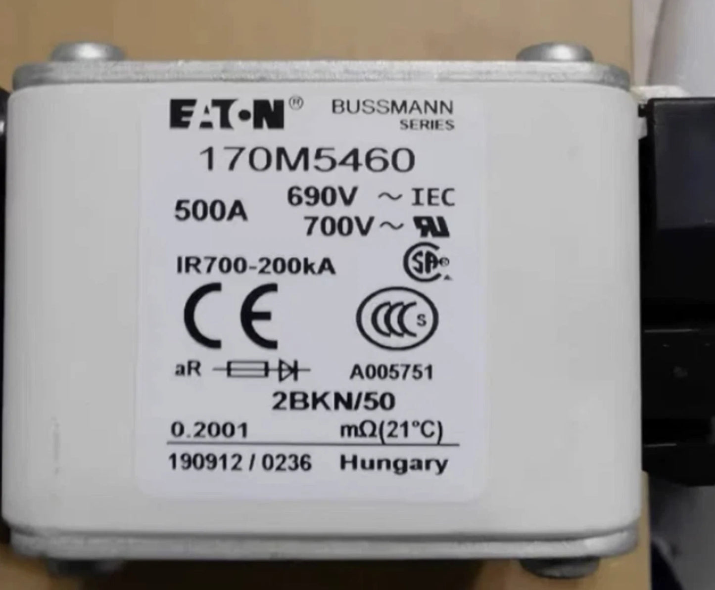 BUSSMANN 170M5460 500A 690V Fast Fuse#u