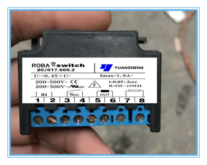 new 200-500V 1.8A 200-300V rectifier 8180152 Roba-switch 20/017.000.2 - RUBA