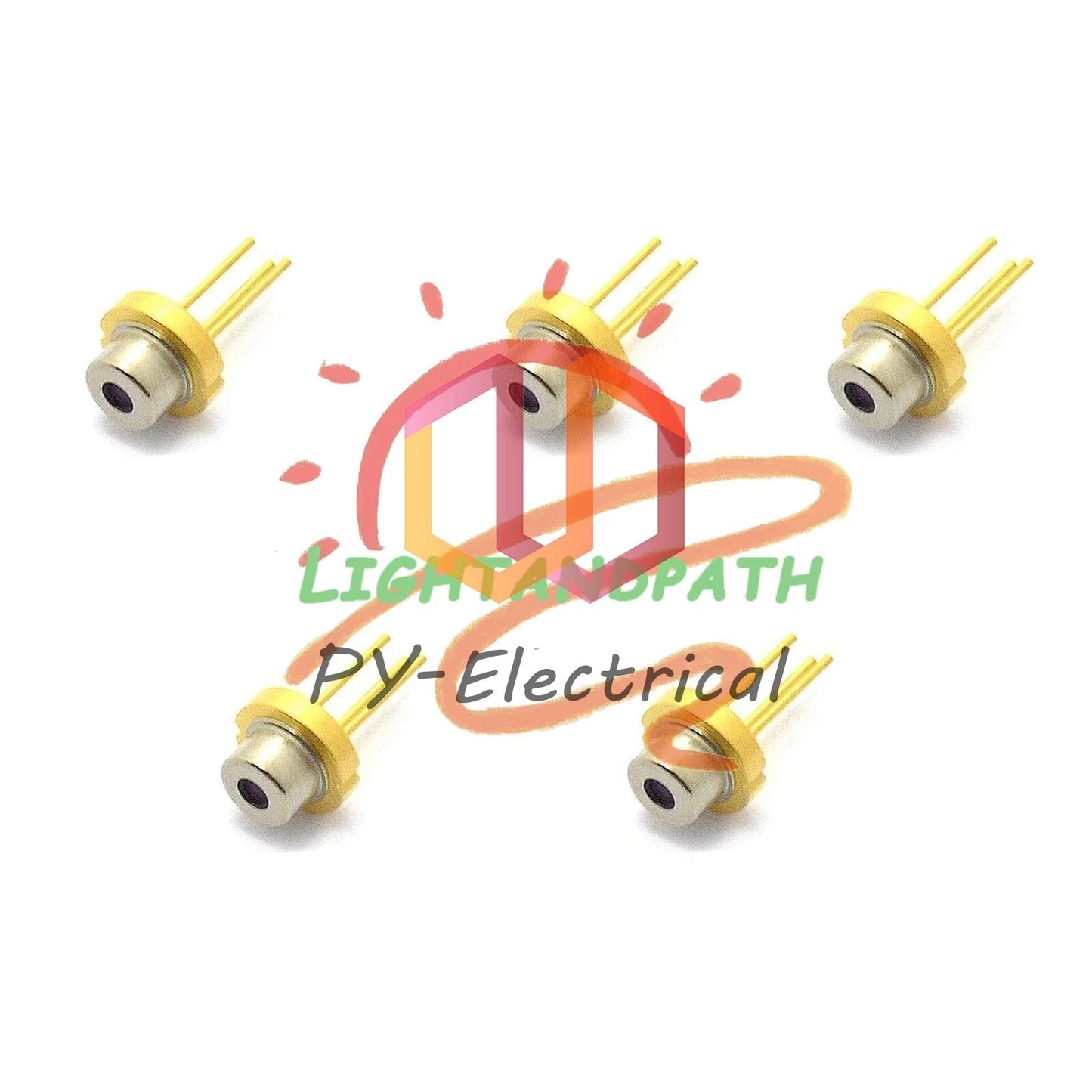 5pcs 830nm 200mW Single Mode Laser Diode Sighting Thermal Imaging Night Vision#L
