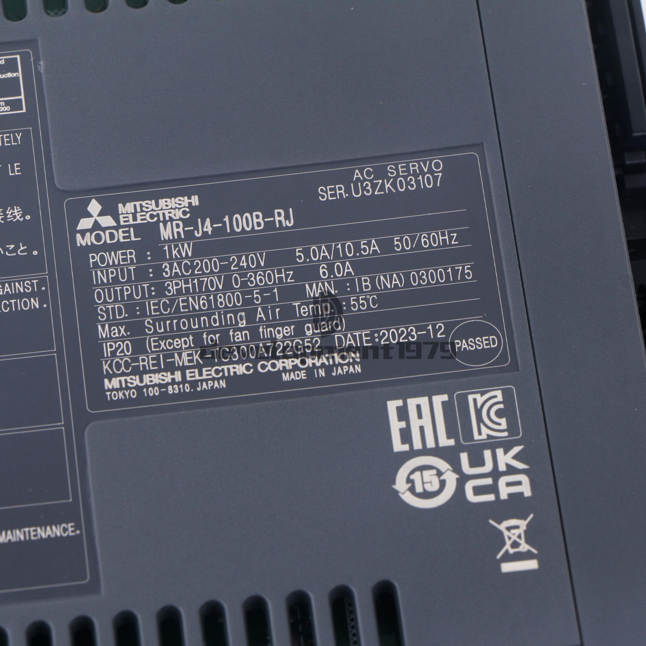 new ONE Mitsubishi Servo Driver MR-J4-100B-RJ - MITSUBISHI