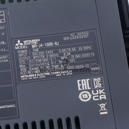 new ONE Mitsubishi Servo Driver MR-J4-100B-RJ - MITSUBISHI