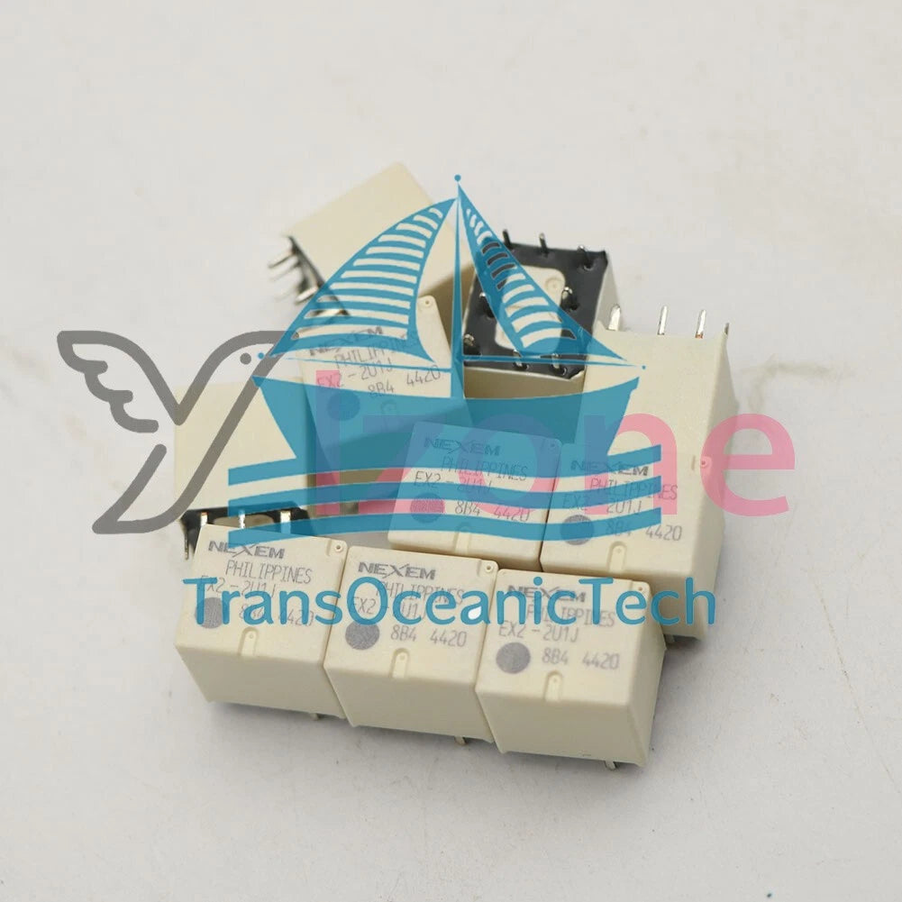 10Pcs NEC EX2-2U1J Automotive Relay 10 Pins 12VDC fix