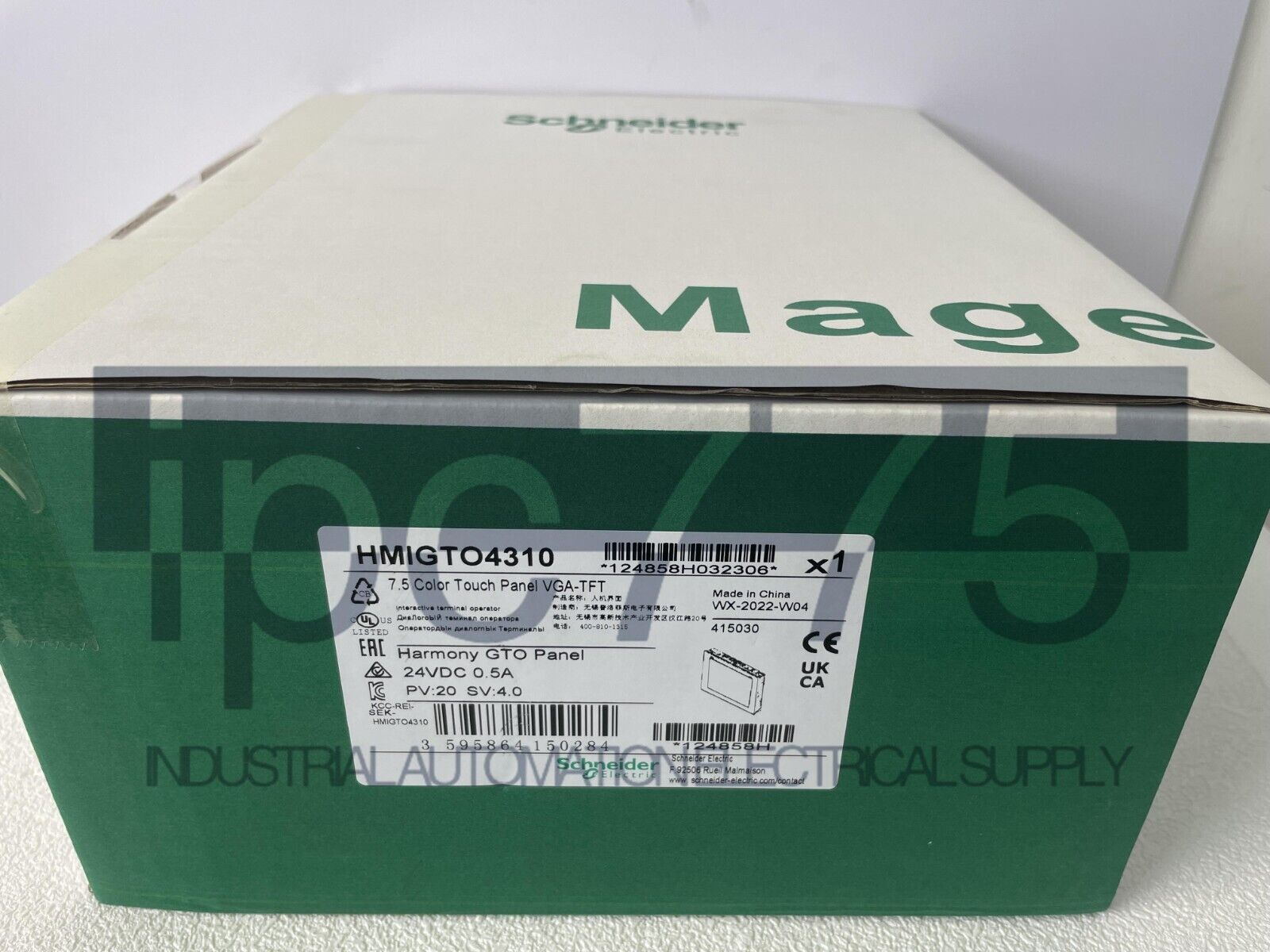 Schneider HMI Touch Screen HMIGTO4310 with box - SCHNEIDER ELECTRIC