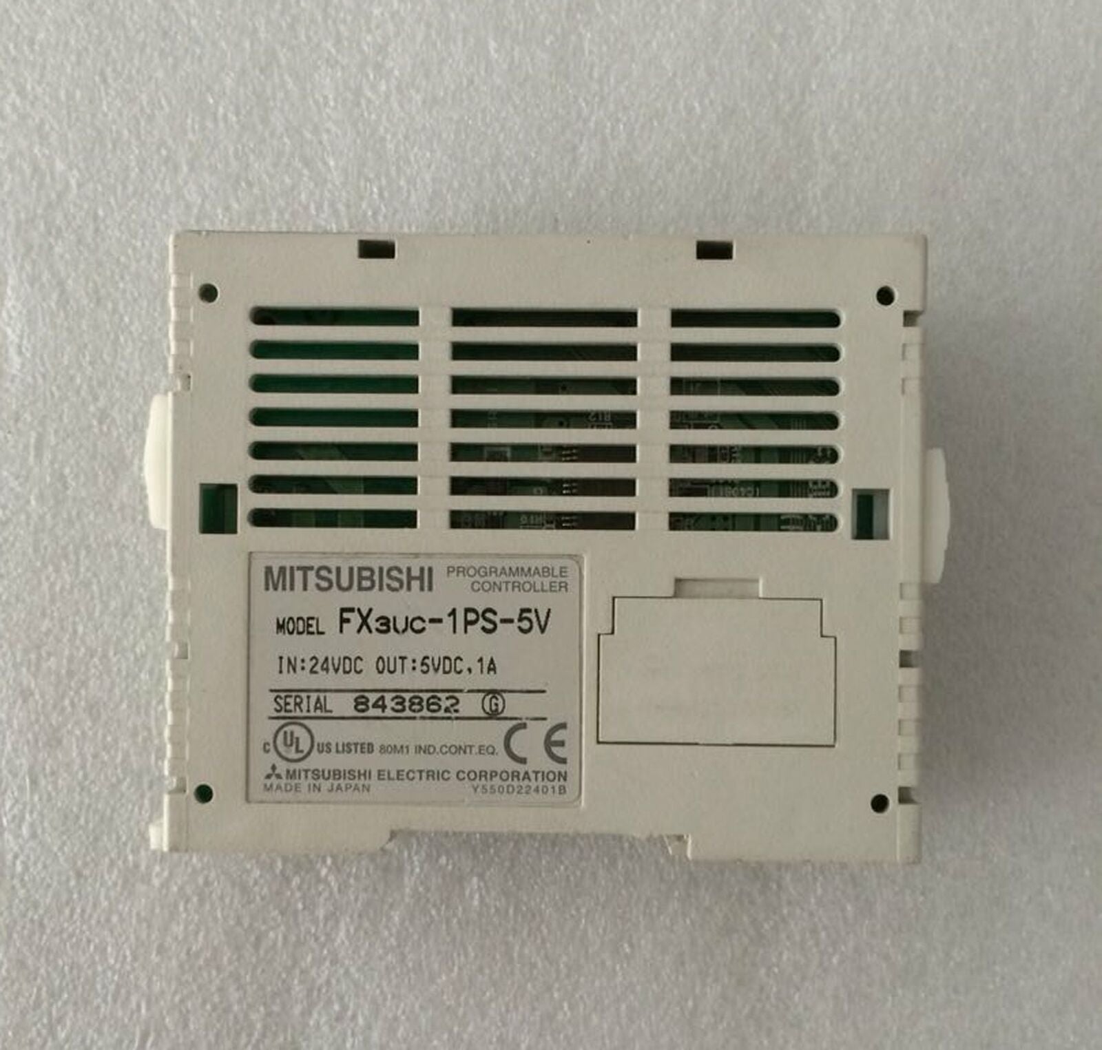 used ONE Mitsubishi module PLC FX3UC-1PS-5V - MITSUBISHI