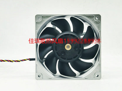 1pcs Sanyo 9SG1212P1G03 12038 12V 4A 12 cm aluminum case fan