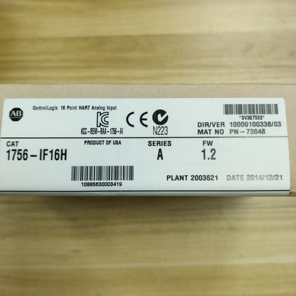 NEW 2023 Factory-Sealed ControlLogix 16 Pt HART Module 1756IF16H - CONTROLLOGIX