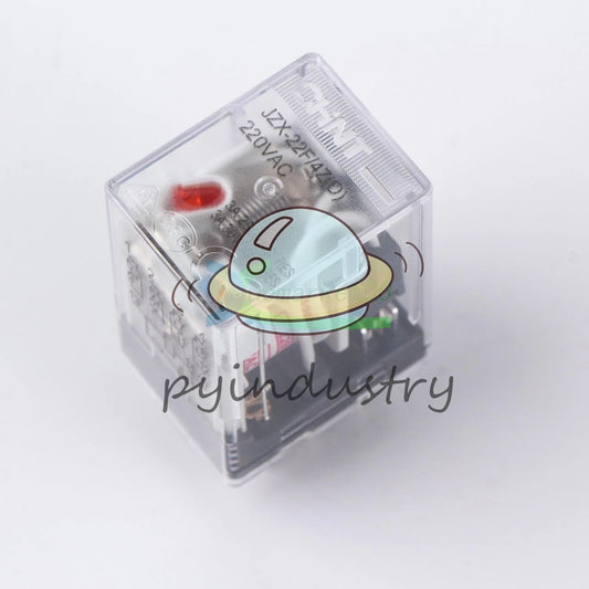 2PCS CHNT JZX-22F(D)/4Z AC220V Relay Free delivery