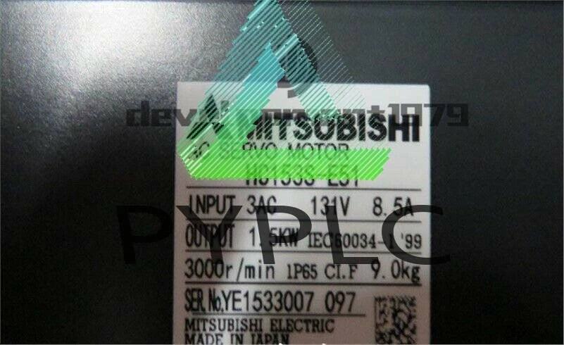 1Pcs MITSUBISHI AC SERVO MOTOR HC153S-E51