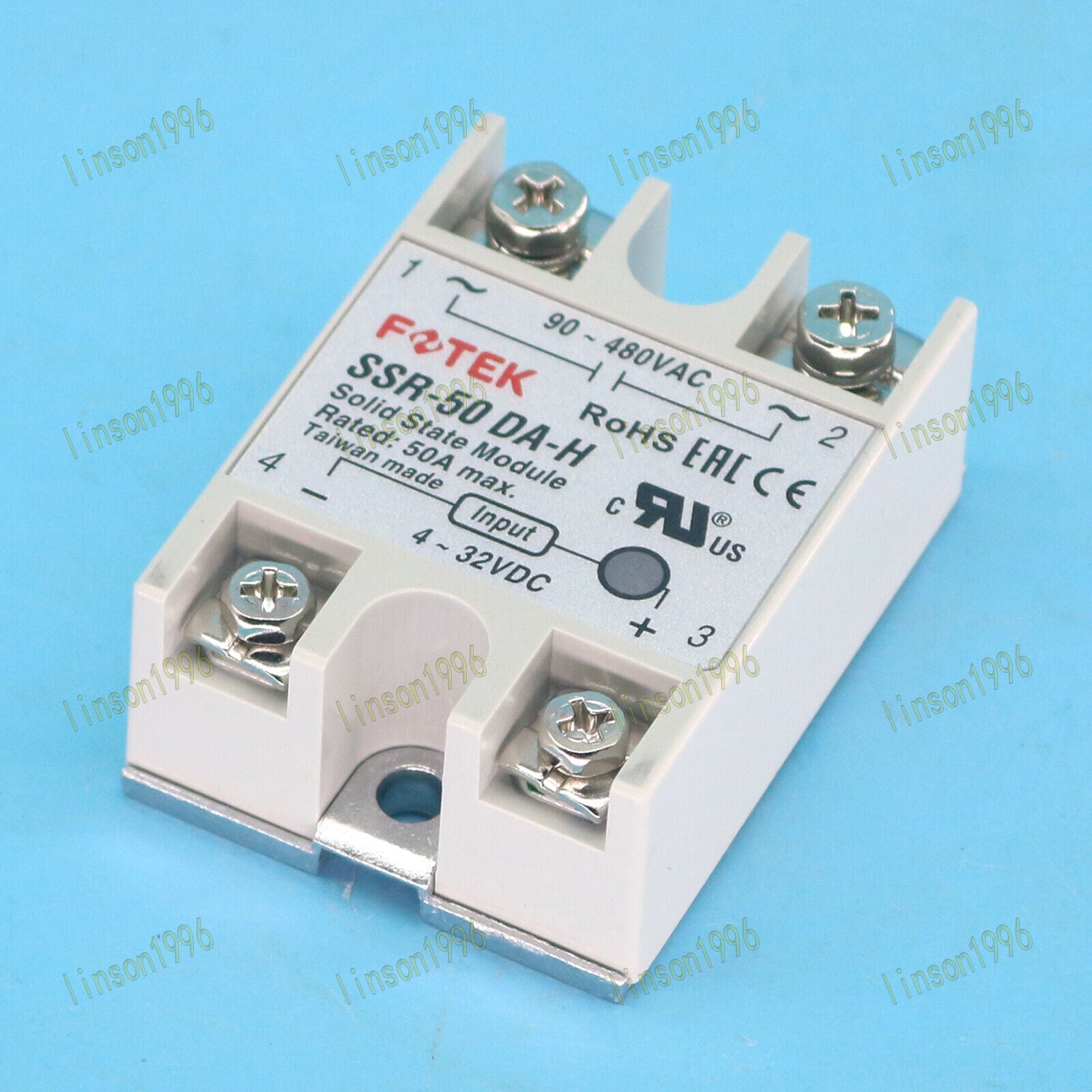 1PC Fotek Relay 50A SSR-50DA-H Fast - FOTEK