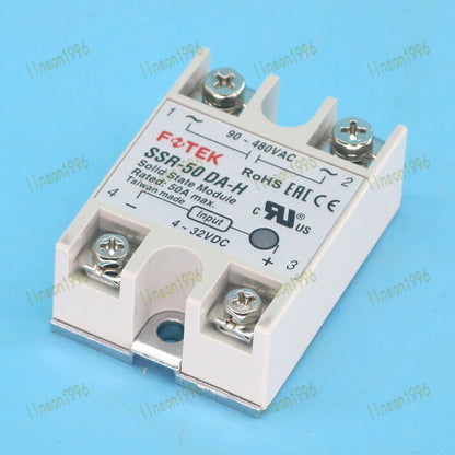 1PC Fotek Relay 50A SSR-50DA-H Fast - FOTEK