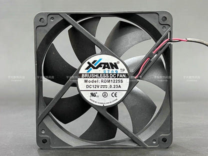 RDM1225S 12V 0.23A 12CM 2-Wire Silent Cooling Fan - POWERMAXDC