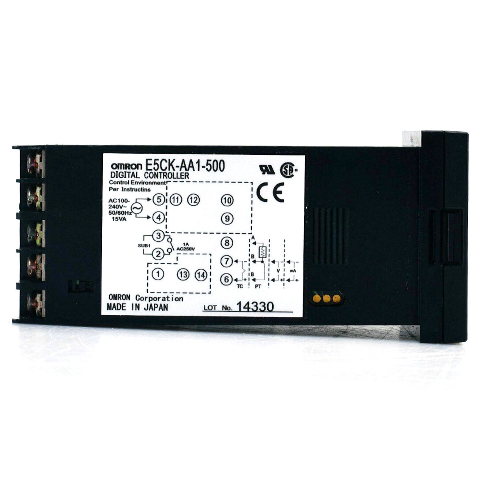 Omron Automation Digital Temperature Controller E5CK-AA1-500 with digital control and high precision temperature monitoring - OMRON AUTOMATION