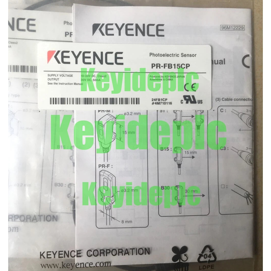 Keyence PR-FB15CP Photoelectric Sensor Switch PRFB15CP 1PC Free Shipping #F