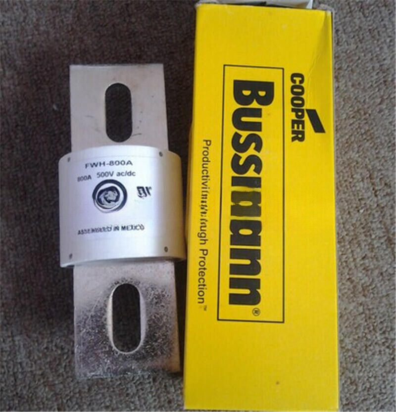 new 1x Bussmann FWH-800A (FWH800A) 800Amp (800A) Fast Acting Fuse 500V - BUSSMANN