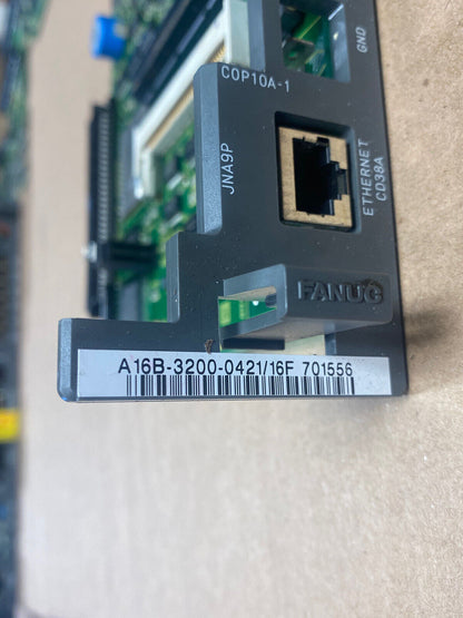 Fanuc Main Control Circuit Board Module A16B-3200-0421/16F Used - FANUC