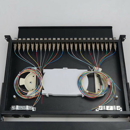new 24-core SC multimode terminal box fiber-optic drawer 19-inch cabinet - KOEED