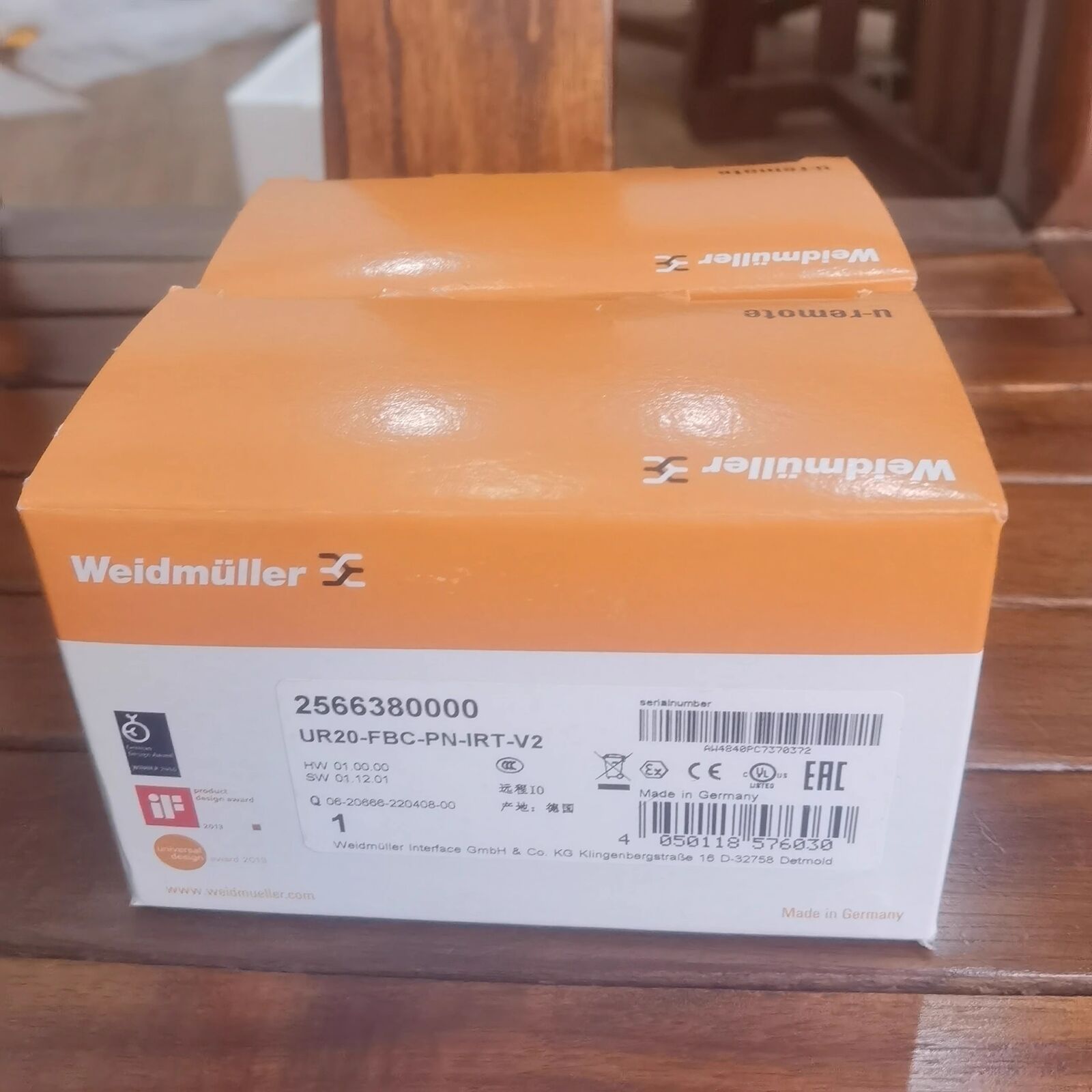 new 1pcs Weidmuller PLC Remote Control Module UR20-FBC-PN-IRT-V2 2566380000 - WEIDMULLER