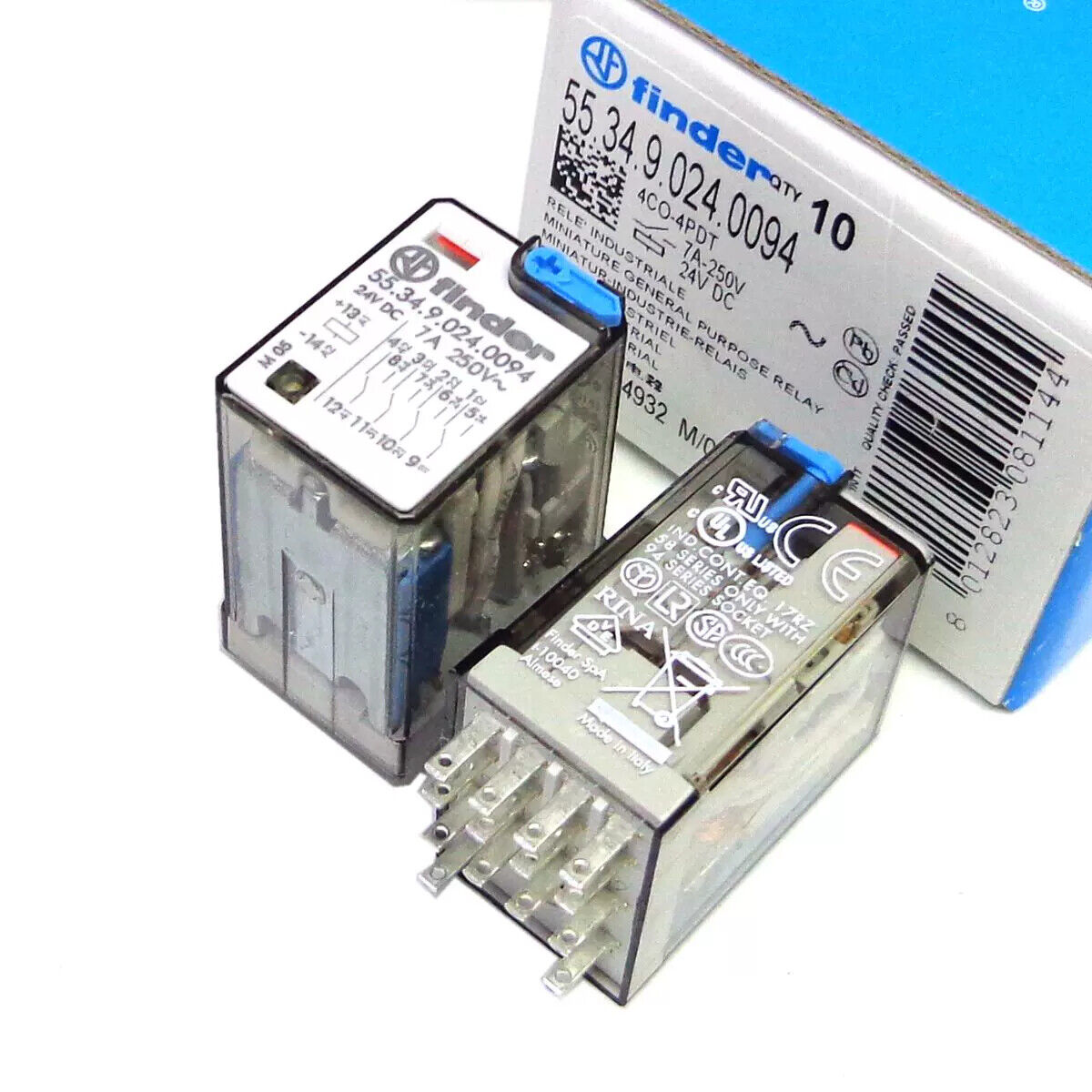 new QTY:10 FOR Finder 55.34.9.024.0094 24VDC Relay - OMRON