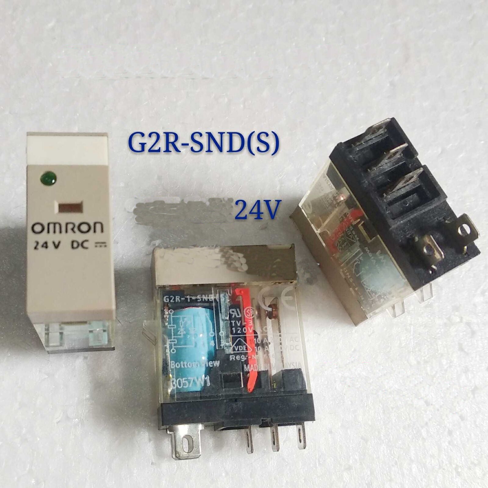 new 5pcs Omron G2R-1-SND(S) DC24V 10A 5pins Relay