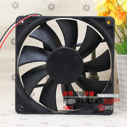 1pcs NMB 4710KL-05W-B50 12025 0.38A 24V 12CM 2-wire cooling fan