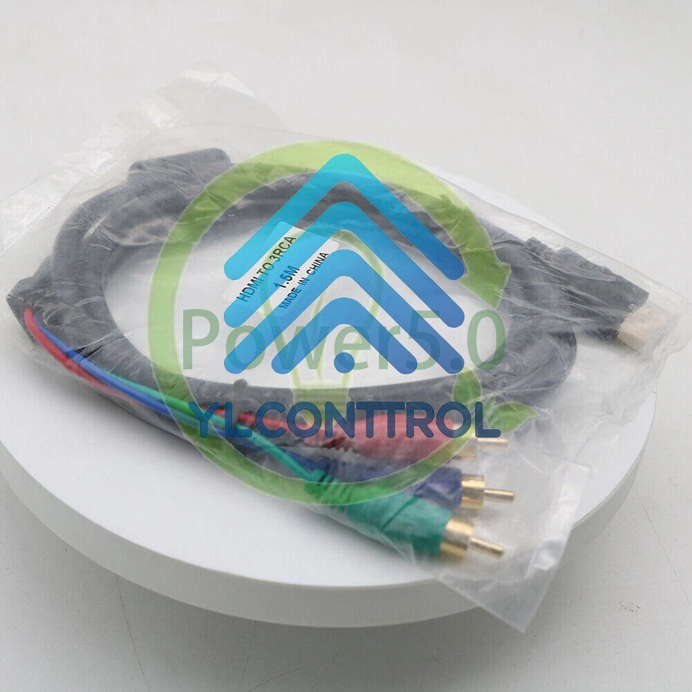 AV Connection Cable Adapter For HDTV DVD HDMI Male to 3 RCA Video Audio 1PCS