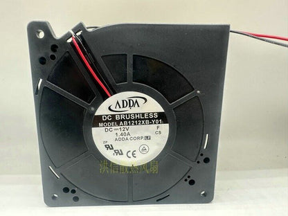 new 1 PCS ADDA Fan AB1212XB-Y01 DC12V 1.40A 12032 120*32MM Large air volume fan - ADDA