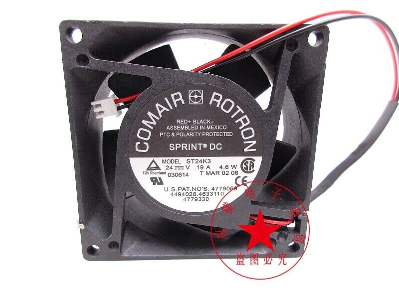 24V 0.19A Cooling Fan with 4.6W/4.5W ST24K3 8032 DC - ST