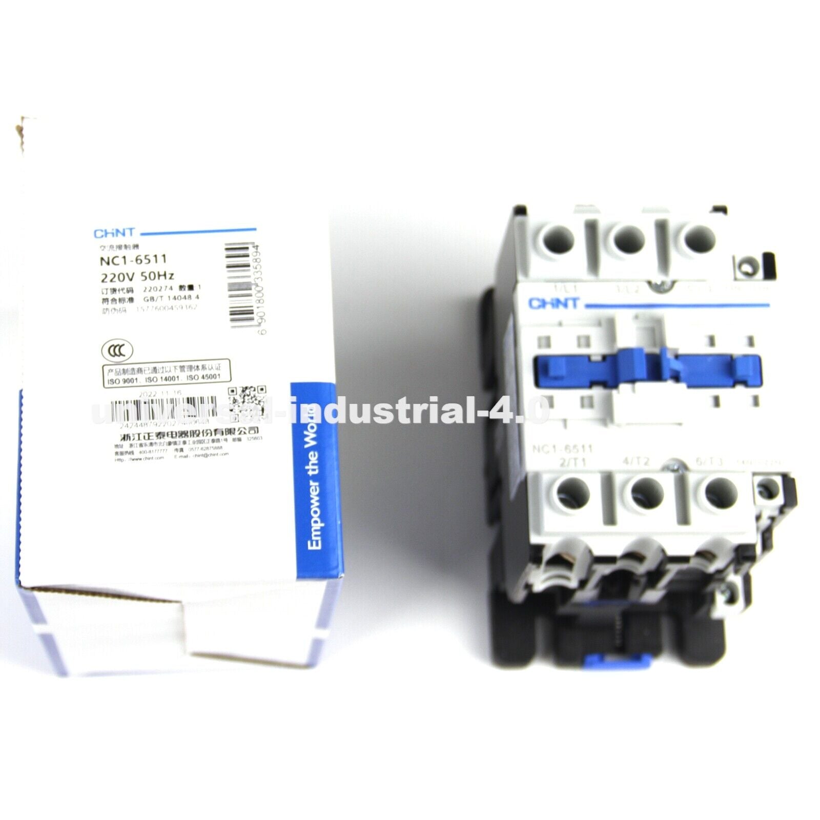 new CHNT NC1-6511 220V AC Contactor CHNT