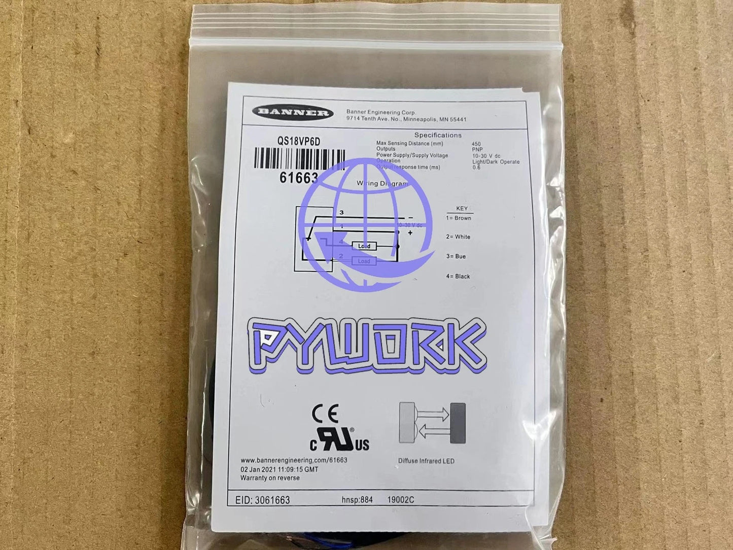 1PCS BANNER QS18VP6D sensor~