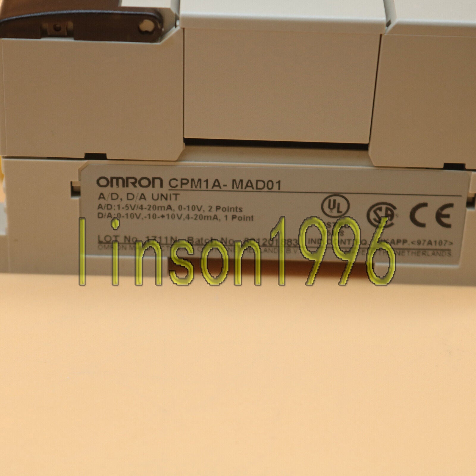 Used Omron PLC Programmable Controller CPM1A-MAD01 - Fully Tested - OMRON