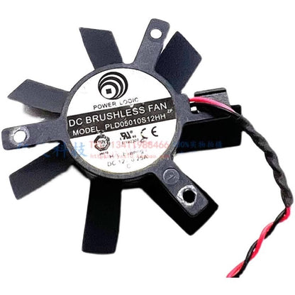 POWER LOGIC PLD05010S12HH DC12V 0.25A 2-wire silent cooling fan
