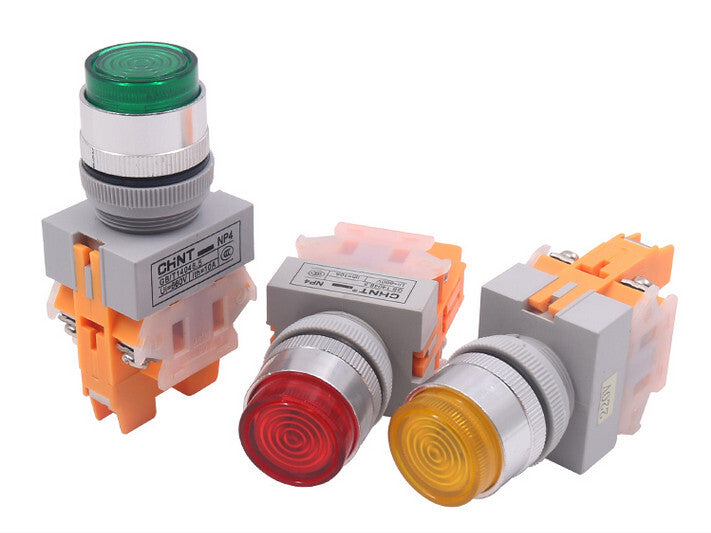 10PCS Chint NP4 Series NP4-11DZS Illuminated Pushbutton Switches Free Ship