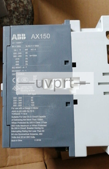 1pc ABB Contactor AX150-30-11-80 220-230V 1SFL991074R8011