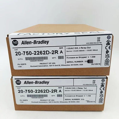 Sealed Allen Bradley 20-750-2262D-2R SER A PowerFlex 750 115V Module - High-Performance Power Solution - ALLEN BRADLEY